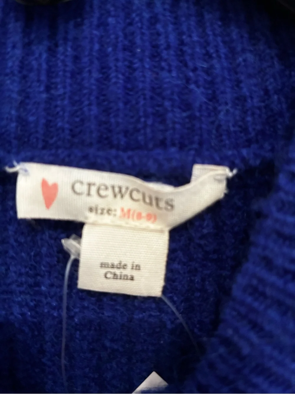 Crewcuts Royal Blue Turtleneck Sweater